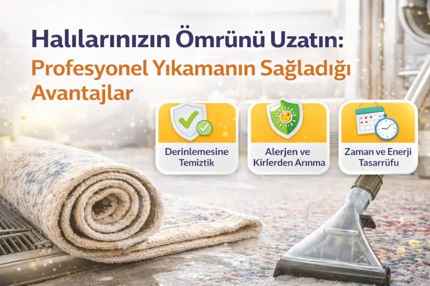 Halılarınızın Ömrünü Uzatın: Profesyonel Yıkamanın Sağladığı Avantajlar